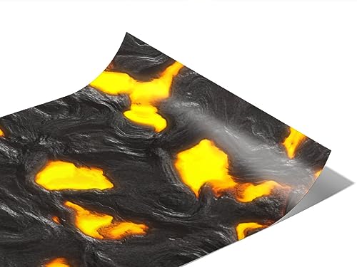 Amazon.com: Rwraps Lava Magma Ocean Gloss Vinyl Film Wrap 59in x